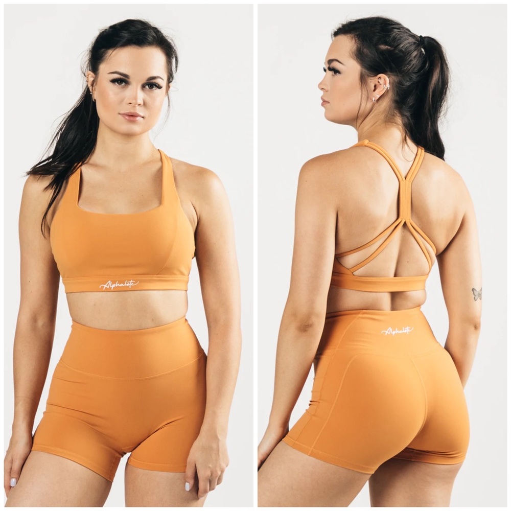 Alphalete Sun Kissed Pulse Kinetic Sports Bra